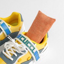 웰빙 신발용 대나무 숯주머니 오렌지 냄새제거