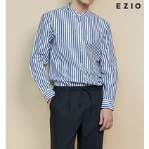 이지오 제로 스트라이프 셔츠 블루 B3SCN01
