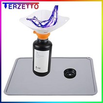 실리콘 슬랩 매트 410*310mm 청소 또는 수지 전송 DLP SLA 3D 프린터 액세서리용 작업 표면 보호, GRAY