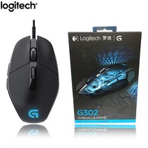 오리지널 로지텍 유선 게임용 마우스 프로그래밍 가능한 RGB 오피스 데스크탑 랩 지원 G403/G502/MX518/G, 02 G302, 한개옵션1