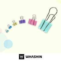 화신 다양한 사이즈 깔끔한 정리 더블클립, 소 50개입