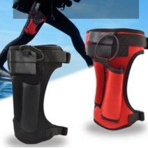 수중 나이프 칼집 다이버 스쿠버 발목 나이프 홀더, 레드