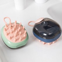 베레본 자극없는 두피마사지 샴푸브러쉬 x 2개, 그린1개+네이비1개