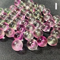 12mm 유리 구슬 공 매력 투명 핀볼 기계 홈 장식 물고기 탱크 꽃병 수족관 장난감 어린이용 50 개/세트, 09 I