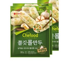 [롯데푸드] Chefood 쫄깃롤만두 360gx6개, 7세트