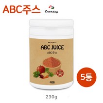 국산 ABC주스 즙 분말 가루 파우더 사과 당근 비트 야채 에비씨 에이비씨 주스 쥬스 먹는법 대용량, 5개
