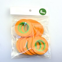 정밀 마스킹테이프 너비 6mm 건담테이프, 10개입