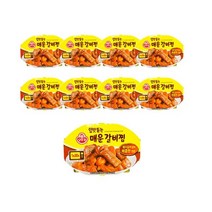 오뚜기 입맛돋는 매운갈비찜(렌지) 간편식 3분요리 180g 간단요리 즉석요리, 9개