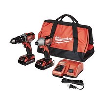 밀워키 2697-22CT M18 18볼트 리튬이온 무선해머드릴/임팩트드라이버 콤보키트