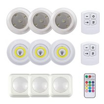 LED 퍽라이트 라이트3+리모컨 세트, 06.LED충전식COB헤드랜턴