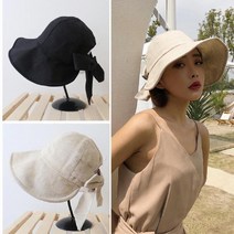 신나라-닷컴_여성 여름모자 린넨 벙거지 버킷햇 LD-129 여자 여자햇 휴양지 휴가 넨벙가지 휴가용_ tlsskfk