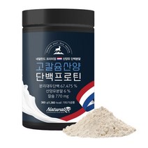 네추럴라이즈 고칼슘 산양 단백프로틴 산양유청단백 360g, 1개