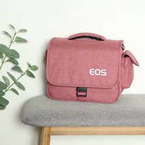 캐논 니콘 소니 카메라 가방 휴대용 방수 다기능 Slr 카메라 가방 어깨 가방 Crossbody 가방, 산호 오렌지 대형