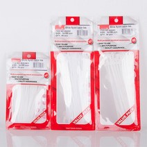 판매김치 완구류 포장용 케이블 타이 전선정리 가정, 3X150mm(60pcs)백색-낱개/co-00014