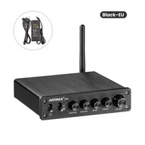 AIYIMA TPA3116 AMPLIFICADOR 서브 우퍼 오디오 블루투스 사운드 앰프 2.1 50WX2 100W HIFI TPA3116D2 디지털 파워 홈 앰프, CHINA|Black With EU Plug