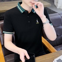 Rugravy 여름 캐주얼 남자 카라 반팔골프반팔상의