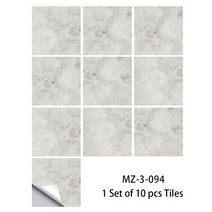 대리석 무늬 장판 셀프 바닥 두꺼운 붙이는 비닐 스티커 회색 타일 벽 주방 욕실 홈 벽, mz-3-094, 30cmx30cmx10pcs