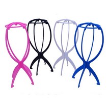 가발거치대 가발걸이, 4개, 블루/화이트/핑크/블랙