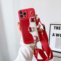 OPPO A74 A95 A94 A93 A36 A76 A72 A96 5G 크로스 바디 숄더 스트랩 지갑 케이스 소프트 TPU 백 카메라 프로텍터 카드 슬롯 Funda, [17] A95 5G, [03] Red, [01] 케이스 및 스트랩