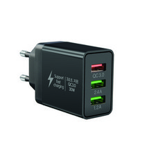 고속충전기 30W 3포트 USB 급속충전기 아답터, 1.고속충전기