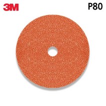 3M 목공예 연마작업 4인치 디스크페파 80방 표면연마 빠우, 60방