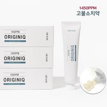 오리지니크 1450PPM 고불소 치약, 3개