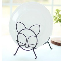 홈데코 가벼운 책꽂이 고양이 접시꽂이 홀더 받침대 정리달인 진열, 아이보리