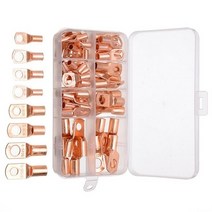 구리압착단자 세트 동단자 60P 링단자 OT 터미널, 단품