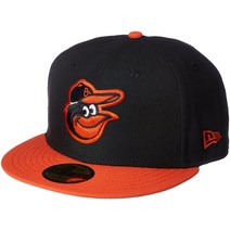 (뉴 에라) NEW ERA 베이스볼웨어 MLB ACPERF 볼티모어 오리올즈 로드 캡 17J 11449391 [유니섹스] 11449391 팀 컬러 7.14, Free Size