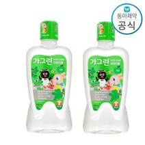 1+1 동아제약 가그린 어린이 380ml 사과 가그린 유아 키즈 가글 충치예방_사과맛, 사과맛2개