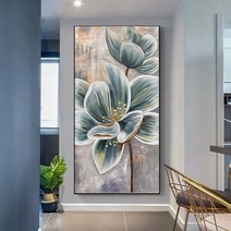 Zhangzhou Guoxing럭셔리 고급 모란꽃 대형 보석십자수 부귀영화 큐빅 비즈 구슬 십자수 인테리어 소품, 50X90, 1개