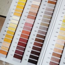 마라톤자수사 비스코스 레이온자수사 옐로우 세피아 계열, 1Column (1014)