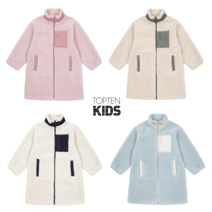 TOPTEN KIDS 탑텐 키즈 남녀공용 아동 덤블보아 숏 롱 집업 바람막이 후리스 플리스 점퍼
