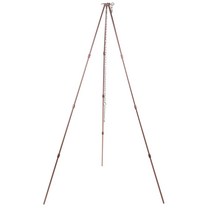 캠핑 문 (CAMPING MOON) 트라이 포드 L 4 단 접는 모닥불 삼각대 최대 무게 15KG 수납 케이스 포함 MS-105-BRZ