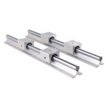 SBR20 선형 가이드 레일 세트 베어링 블록 CNC 라우터 부품 20mm 4 개 200-1500mm, 04 500mm