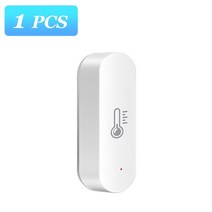 스마트온습도계 온도기록계 Tuya zigbee 스마트 온도 습도 센서 감지기 온도계 모니터링 컨트롤러는 alexa google home smart life와 함께 작동합니다., 1개