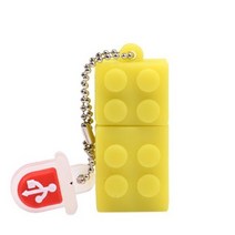 JASTER Toy Brick Flash Drive USB 64GB 실리카 젤 빌딩 블록, 8GB+E