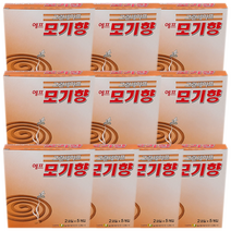 일명 그린세이프 에프 코일형 모기향 10갑(100개)