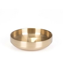 고급스러운 골드컬러의 스텐 2중 구조 티타늄접시 11CM, 단품