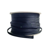 불연성 매쉬 나일론 호스관 전선 배선 슬리브 튜브 PET, 평면 폭 8mm(길이 200미터)