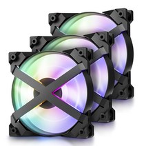 딥쿨 컴퓨터 새시 트리플 팩 팬 케이스쿨러, MF120 GT