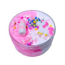 다채로운 손 모델링 점토 퍼티 점액 놀이 반죽 자기 플라스틱 어린이 장난감 유니콘 DIY 60ML / 100ML, [02] 100ML White