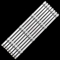 LED 백라이트 스트립 4708-K43WDC-A3113N01 K430WDC1 A3 바 4 6V 39cm 알루미늄 8 개, 한개옵션1, 한개옵션0