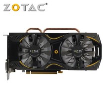 CPU 그래픽카드 데스크탑 ZOTAC GTX 960 4GB 비디오 카드 NVIDIA 오리지널 GeForce GTX960 4GD5 GM206 PCIE X16 Hdmi Dvi 용 GP
