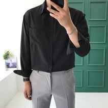 [오늘출발]놈시크 남자 오버핏 셔츠 95부터 125 빅 사이즈 링클프리 스판 와이셔츠 정장셔츠 남방