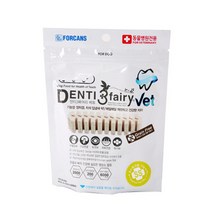 포켄스 덴티페어리 베트 VET 강아지 고양이 덴탈껌 양치껌 치석껌 SS S M 70gx3개, M (중형견용)