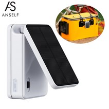 Anself 5V AC/DC 듀얼 태양열 낚시 기포발생기 저소음 산소펌프 세트, 1개