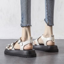 멀티 벨트 플랫 글래디에이터샌들 인박카192