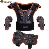오토바이슈트 바이크 겨울 SULAITE Youth Children Motocross Body protection gear Vest armor ATV Dirt B, 04 GT-204 01A