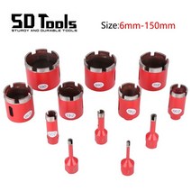 1PC M14 대리석 오프너 소결 코어 비트 다이아몬드 구멍 톱 드릴 화강암 벽돌 타일 세라믹 콘크리트 돌 드릴링 도구, 10 22mm